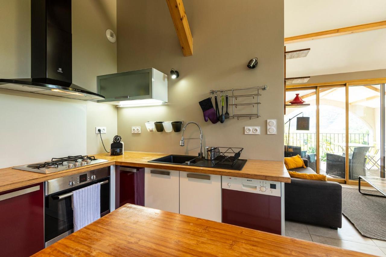 Appartement 4/6 Places Sud Ardeche Rosières 外观 照片